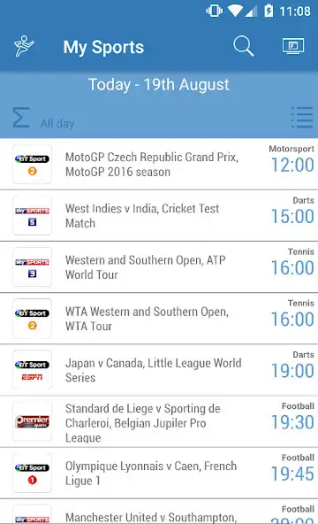Play UK Live Sport TV Listings  and enjoy UK Live Sport TV Listings with UptoPlay