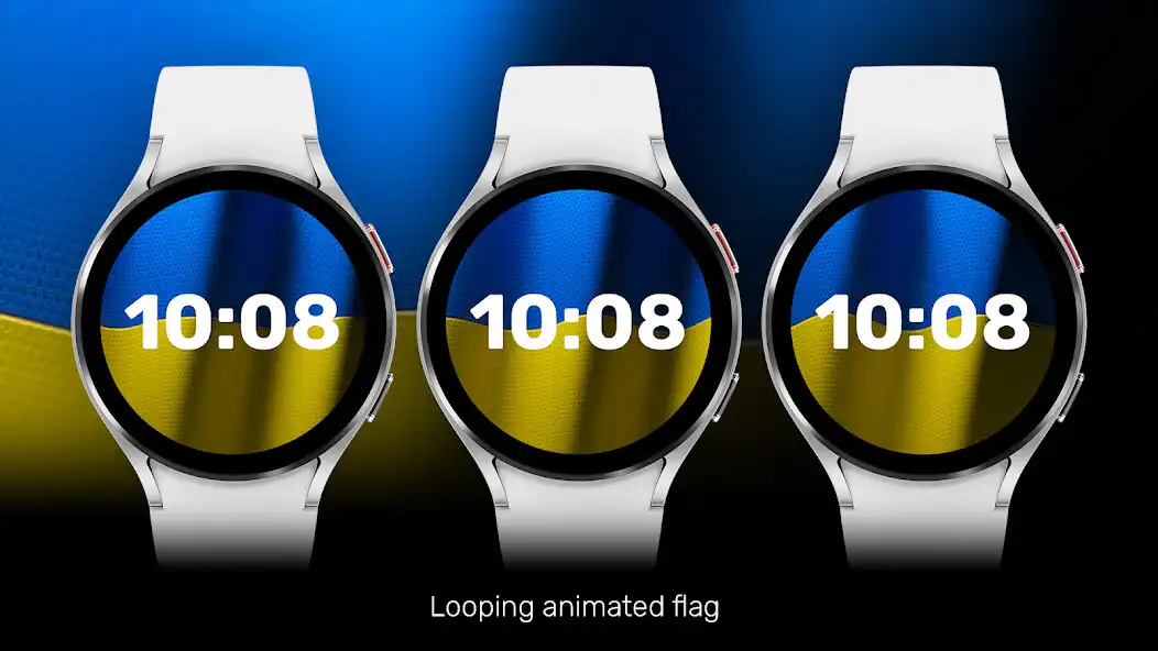 Play Ukraine Flag Watch Face as an online game Ukraine Flag Watch Face with UptoPlay