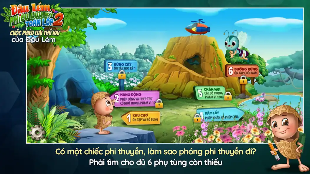 Play Đậu Lém - Toán 2 as an online game Đậu Lém - Toán 2 with UptoPlay