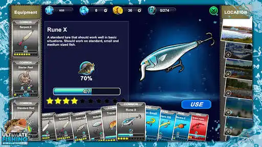 Play Ultimate Fishing Simulator PRO as an online game Ultimate Fishing Simulator PRO with UptoPlay