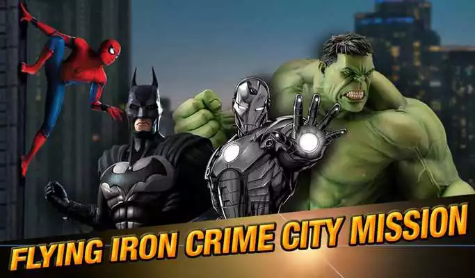 Play Ultimate Flying Iron Crime City 2018