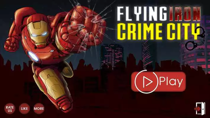 Play Ultimate Flying Iron Crime City 2018