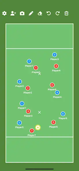 Play Ultimate Frisbee Tactic Board as an online game Ultimate Frisbee Tactic Board with UptoPlay