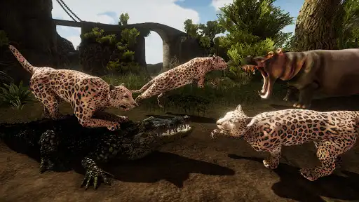 Play Ultimate Leopard Simulator as an online game Ultimate Leopard Simulator with UptoPlay