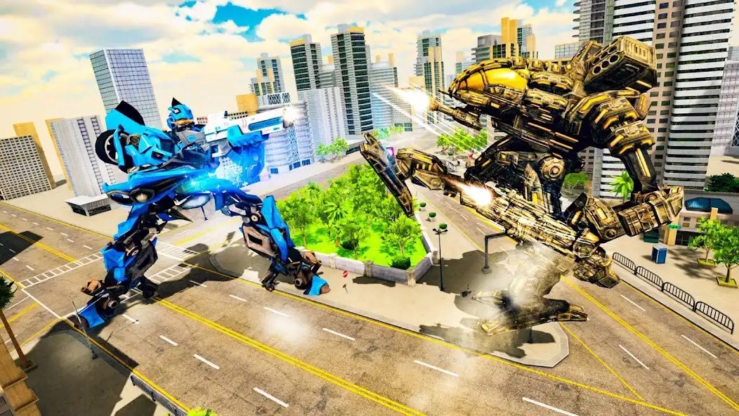 Play Ultimate Robot Car transform as an online game Ultimate Robot Car transform with UptoPlay