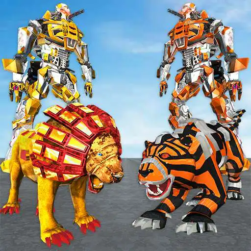 Play Ultimate Robot Lion Vs Tiger Robot Transform APK