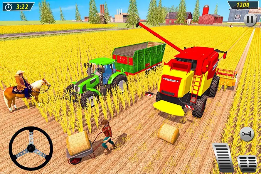 Play Ultimate Tractor Farming Games as an online game Ultimate Tractor Farming Games with UptoPlay