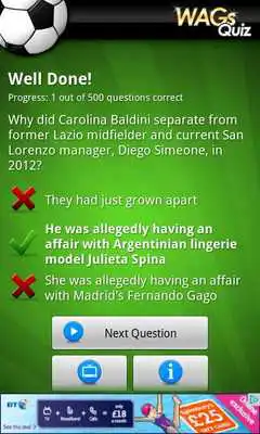 Play Ultimate WAGs Quiz
