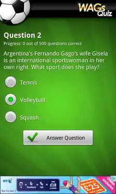 Play Ultimate WAGs Quiz