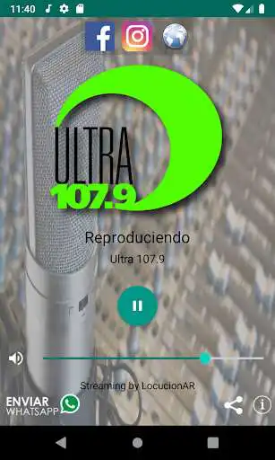 Play Ultra 107.9  and enjoy Ultra 107.9 with UptoPlay