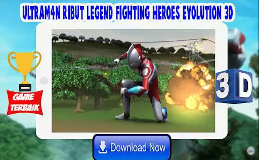 Play Ultrafighter3D : Ribut Legend Fighting Heroes as an online game Ultrafighter3D : Ribut Legend Fighting Heroes with UptoPlay