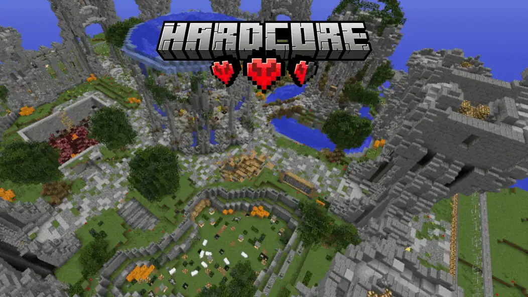 Play Ultra Hardcore Minecraft Mod as an online game Ultra Hardcore Minecraft Mod with UptoPlay