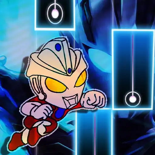 Play Ultra hero man piano tiles APK