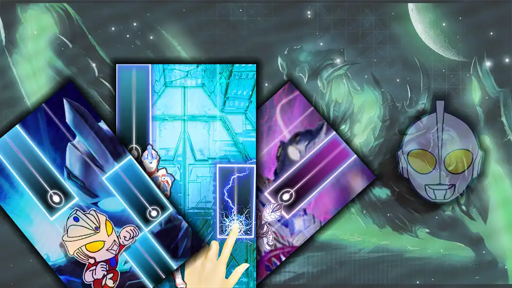 Play Ultra hero man piano tiles  and enjoy Ultra hero man piano tiles with UptoPlay