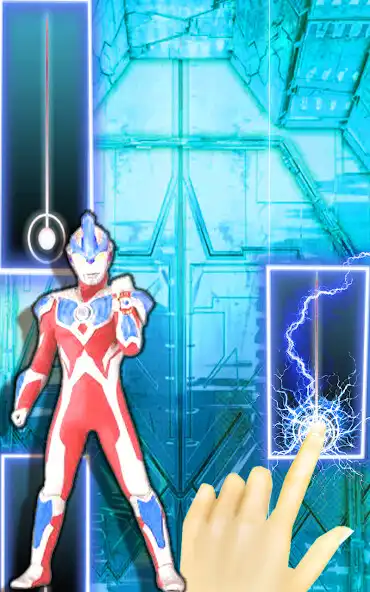 Play Ultra hero man piano tiles as an online game Ultra hero man piano tiles with UptoPlay