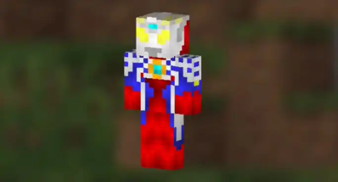 Play Ultraman mod for Minecraft PE as an online game Ultraman mod for Minecraft PE with UptoPlay