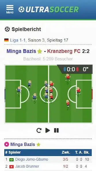 Play Ultrasoccer Fussball Manager  and enjoy Ultrasoccer Fussball Manager with UptoPlay