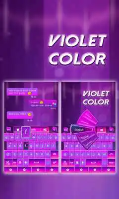 Play Ultra Violet Keyboard Theme