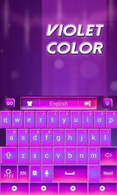 Play Ultra Violet Keyboard Theme