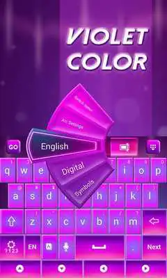 Play Ultra Violet Keyboard Theme