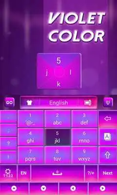Play Ultra Violet Keyboard Theme