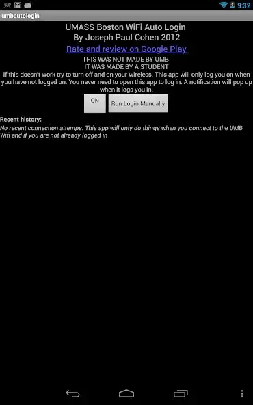 Play Umass Boston Wifi Autologin  and enjoy Umass Boston Wifi Autologin with UptoPlay