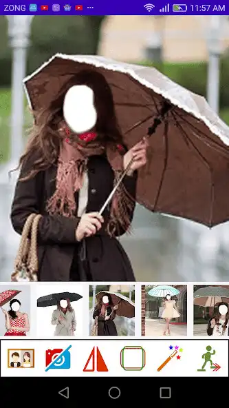 Play Umbrella Girls Photo Frames as an online game Umbrella Girls Photo Frames with UptoPlay