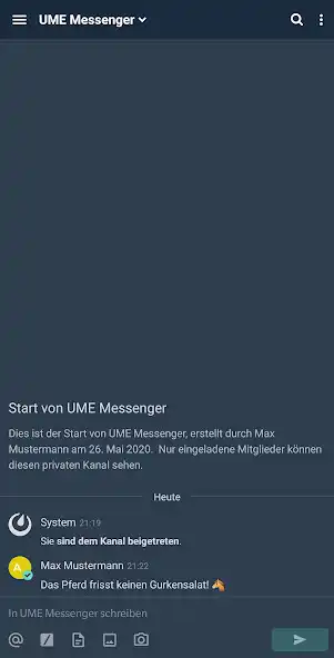 Play UME Messenger as an online game UME Messenger with UptoPlay