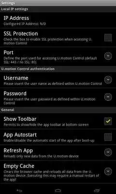 Play U.motion Control