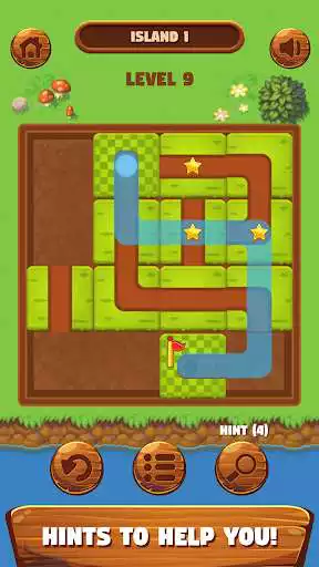 Play Unblock Golf Ball - Slide Puzzle as an online game Unblock Golf Ball - Slide Puzzle with UptoPlay