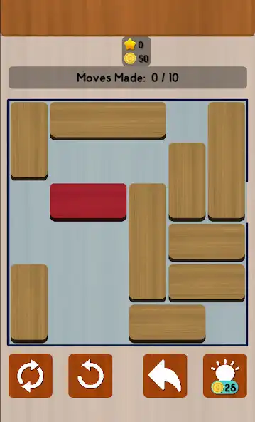 Play Unblock the red wood puzzle as an online game Unblock the red wood puzzle with UptoPlay