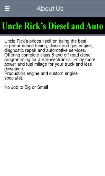 Play Uncle Ricks Diesel and Auto L  and enjoy Uncle Ricks Diesel and Auto L with UptoPlay
