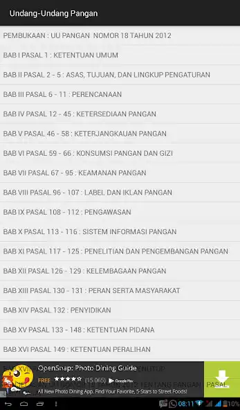 Play Undang-Undang Pangan as an online game Undang-Undang Pangan with UptoPlay
