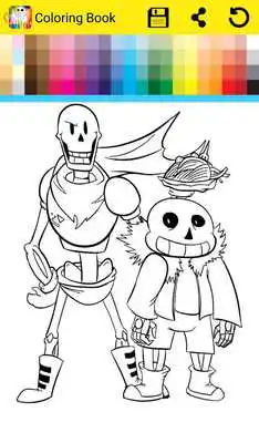 Play Undartale Coloring Book