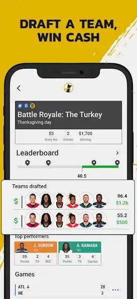 Play Underdog Fantasy as an online game Underdog Fantasy with UptoPlay