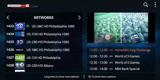 Play APK Underground IPTV  and enjoy Underground IPTV with UptoPlay com.undergroundiptv.undergroundiptviptvbox