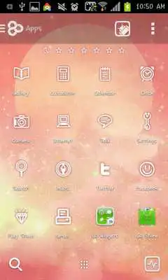Play Under Moon GO launcher theme