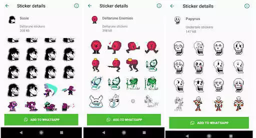Play UNDERTALE and DELTARUNE stickers for WAStickerApps as an online game UNDERTALE and DELTARUNE stickers for WAStickerApps with UptoPlay
