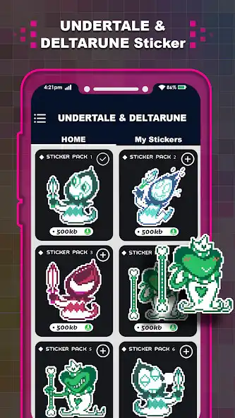 Delta Rune Sticker Undertale Deltarune Stickers online game with UptoPlay