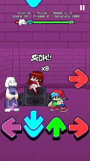 Play Undertale & Dusttale In FNF as an online game Undertale & Dusttale In FNF with UptoPlay