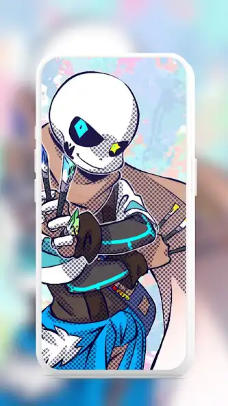 Undertale sans wallpaper 4k online game with UptoPlay