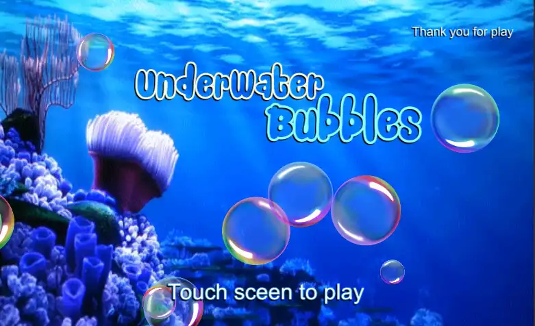 Play UnderWater Bubbles for kids as an online game UnderWater Bubbles for kids with UptoPlay