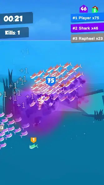 Play Underwater Monster as an online game Underwater Monster with UptoPlay