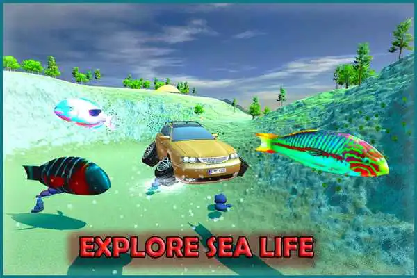 Play Underwater Surfer Sports Car