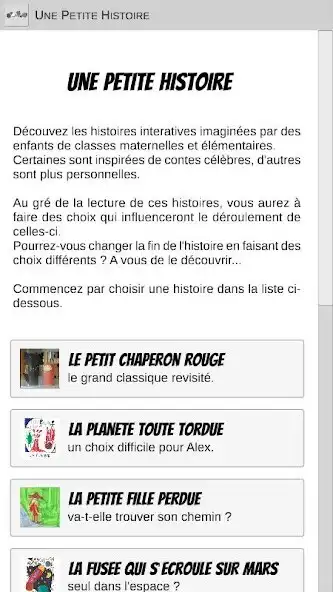Play Une Petite Histoire  and enjoy Une Petite Histoire with UptoPlay