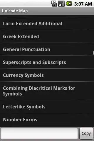 Play Unicode Map