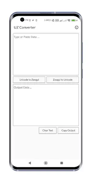 Play Unicode Zawgyi Converter as an online game Unicode Zawgyi Converter with UptoPlay