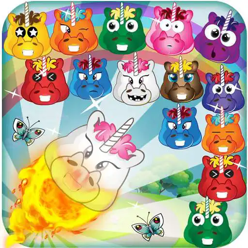 Free play online Unicorn and Rainbows Bubbles  APK