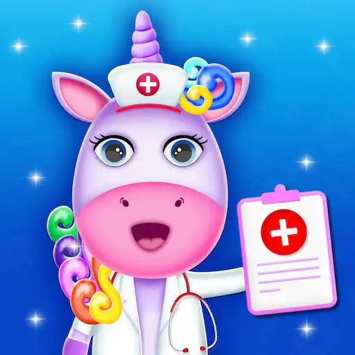 Play Unicorn ASMR Doctor Salon Game APK