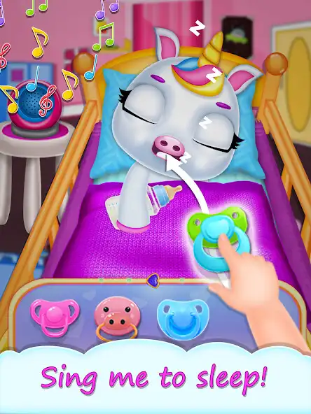Play Unicorn baby phone for kids as an online game Unicorn baby phone for kids with UptoPlay